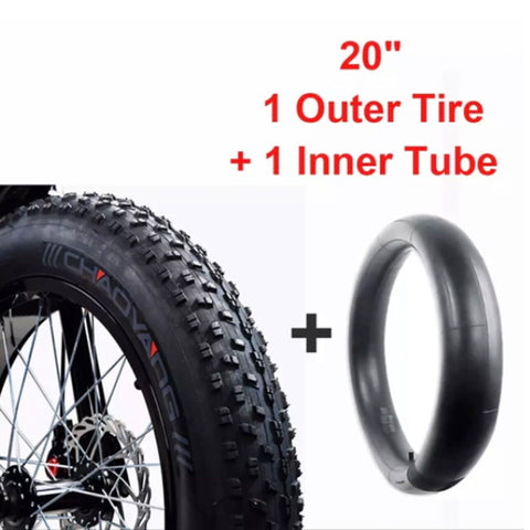 20 x 4" Chaoyang Fat tyre and inner tube for Nesta