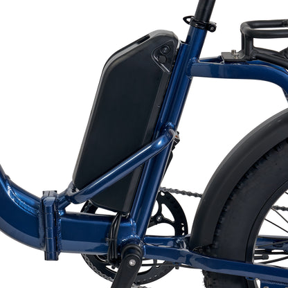 AEI Nesta 2.0 Folding Electric Bike [Navy blue]