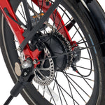 AEI Carbon Lite Electric Folding Bike [Black/Red]