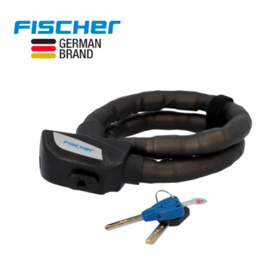 Fischer Armoured Cable bike lock 90cm