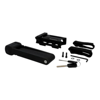 Fischer Steel Folding lock 85cm with bike mount