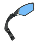 Azur anti-glare blue rear view mirrors against a white background. Right hand mirror. 